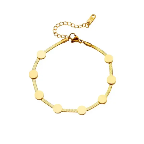 Wholesale Non-Fading Titanium Steel Bracelet New New Fashion Geometric Pattern Women's Luxury Wrist Jewelry