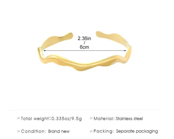 Wholesale Casual Simple Style Streetwear Geometric 304 Stainless Steel Bangle In Bulk