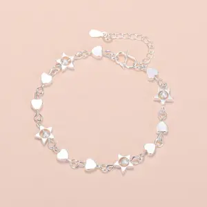 Heart Bracelet (Silver)