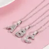 Wholesale PVD Coated 18K Gold Plated Letter Stainless Steel Basic Waterproof Non Tarnish Pendant Necklace
