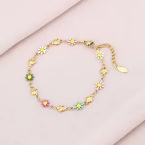 Wholesale Water Plating 18K Gold Plated Butterfly Stainless Steel Basic 304 Stainless Steel Bracelets