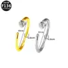 Titanium Alloy Nose Studs And Rings Set With C-Shape Four Claw Embedded Zirconia Piercing Jewelry Fashionable Unisex Princess Style