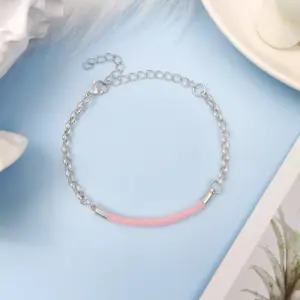 O-Ring Chain Milan Rope / Pink
