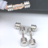 Wholesale 1:12 dollhouse dollhouse mini gym model ob11 accessories metal dumbbell sports model