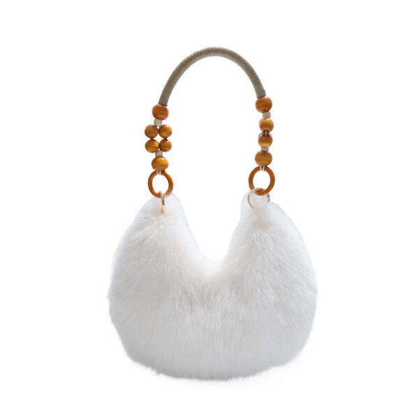 Wholesale Plush tote bag, stylish and sophisticated shoulder bag.