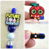 Wholesale Cartoon ballpoint pen accessories, multi-functional rotating ballpoint pen beads