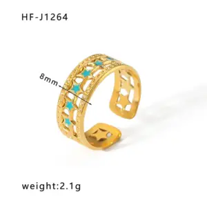HF-J1264-Gold / Adjustable Opening