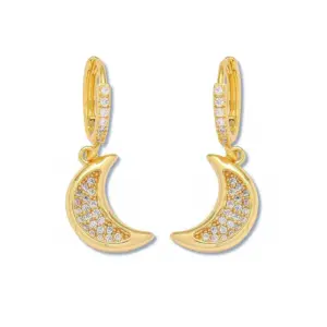 E1301 Moon Star Earrings