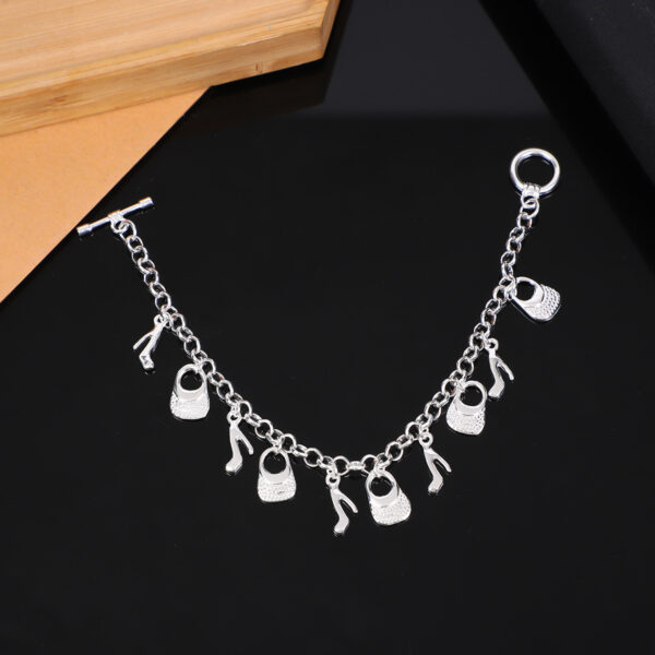 Wholesale Europe and the United States cross-border new hanging shoe bag bracelet fashion personality niche accessories supply Korean version of high-end jewelry