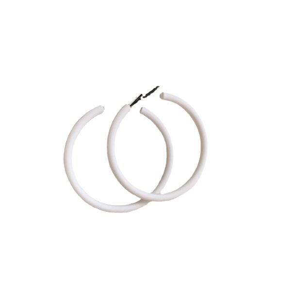 Wholesale Hyun-tasteful style classic big hoop earrings online popular C- shaped candy color fashion personality simple fresh temperament versatile women
