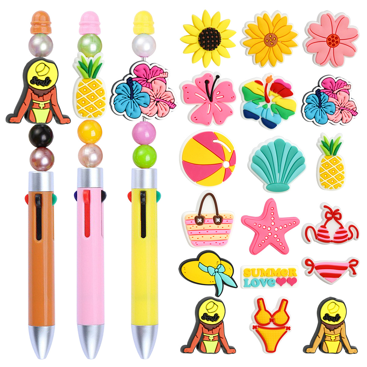 Wholesale DIY Pen Jewelry - Beaded Pen Patchwork