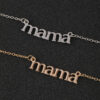 Wholesale Amazon New Mother's Day mama Letter Necklace Female Niche Design Sense ins Style Simple Female Clavicle Chain