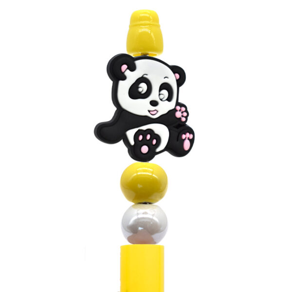 oly-7a3ab283f044c4b145802dbde709145b Wholesale DIY Cute Cartoon Panda Beaded Pen Pvc Soft Glue Focus Beads