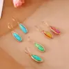 Wholesale fashion water droplets gem drop earrings - Nihaojewelry