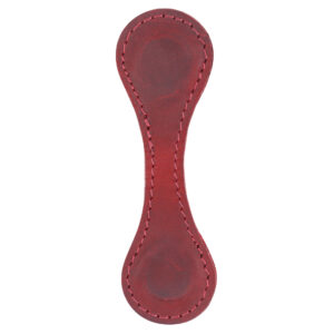 Magnetic buckle bookmark / Crazy Horse Wine Red (No Edge)