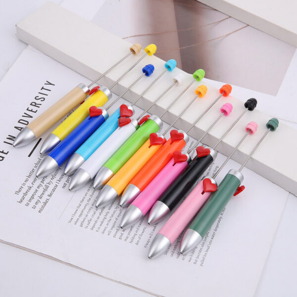 Wholesale Love Seven Color Bead Pen