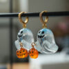 Wholesale Halloween Ghost Pumpkin Earrings