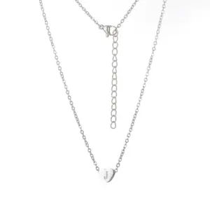 Steel Heart Necklace / J