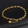 PVD Coated Real Gold Plated 18K Gold Ft 304 Stainless Steel Titanium Steel Cute Handmade Pastoral Waterproof Non Tarnish 304 Stainless Steel Titanium Steel Lobster Trier Clasp Closure Bracelets