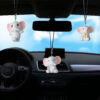 Wholesale Cute elephant car rearview mirror decorative pendant