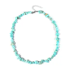 Blue Pine Gravel Necklace