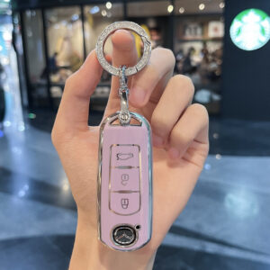 Mazda A- Smart 3 Key [Purple Single Shell] + Diamond Ring