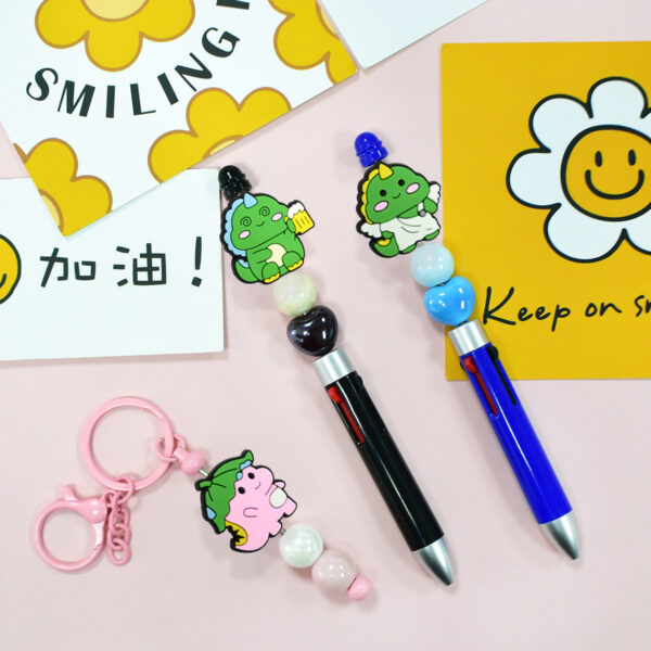 Wholesale Cute cartoon dinosaur beaded necklace