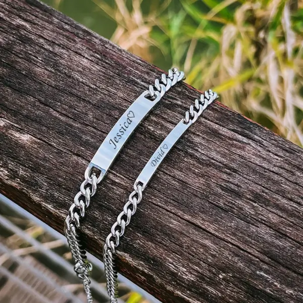 Wholesale Fashion Geometric Titanium Steel Plating Bracelets