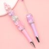 oly-7a97008bfa2f0d4d711fc028ea1711c7 Wholesale Butterfly DIY bead pen jelly ballpoint pen