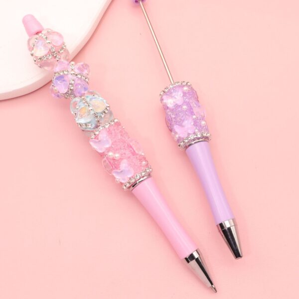 oly-7a97008bfa2f0d4d711fc028ea1711c7 Wholesale Butterfly DIY bead pen jelly ballpoint pen