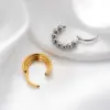 1 Piece Nose Rings & Studs Simple Style Classic Style Circle 316L Stainless Steel Waterproof Non Tarnish Surgical Steel