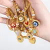 Wholesale 304 Stainless Steel Heart Shape PVD Coated Zircon 18K Gold Plated Real Gold Plated Tropical Waterproof Non Tarnish Plating Rope Chain Bracelets