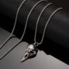 oly-7ab7ea730fc44d5bb25876e464d4a1fe Wholesale Fashion European and American Retro Diablo Skull Necklace Crow Sheep Gothic Hip Hop Punk Rock Sweatshirt Chain