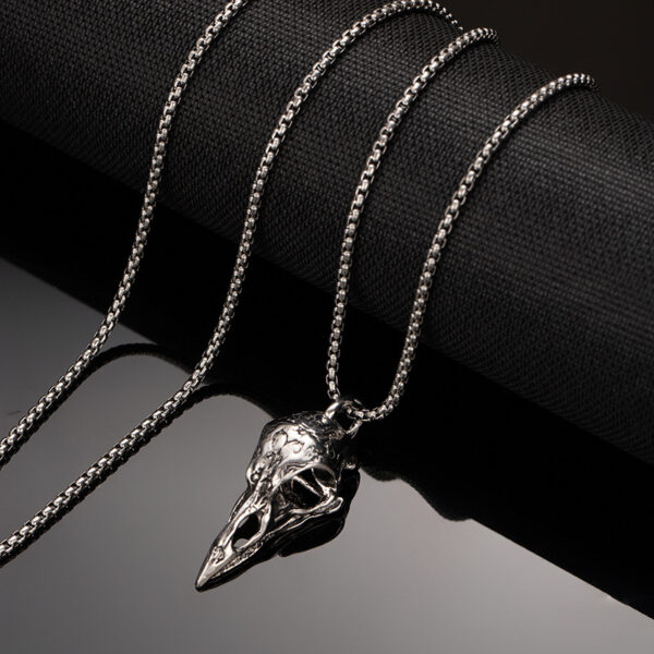oly-7ab7ea730fc44d5bb25876e464d4a1fe Wholesale Fashion European and American Retro Diablo Skull Necklace Crow Sheep Gothic Hip Hop Punk Rock Sweatshirt Chain