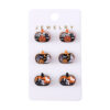 oly-7abe96be4c01904eedd45cddd812efa0 Wholesale Cross-Border New Halloween Ghost Witch Hat Black Cat Ghost Face Pumpkin Earrings Set Wooden Party Earrings Gift