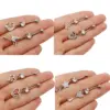 Wholesale 1 Piece 316L Stainless Steel Alloy Resin Rhinestones Glass Belly Rings Star Moon Heart Shape Waterproof Non Tarnish Surgical Steel White Gold Plated Women's