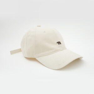 Polar bear baseball cap—beige