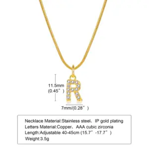 Gold / Letter R