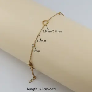 Gold / 23cm+4cm / 1 Piece/1 Pack