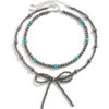 oly-7af3a2cdbe863f139ff64ec1f221d6ff Wholesale pular Western Bow Necklace Multi-Layer Bohemian Style Turquoise Bead Necklace Jewelry Gift for Women