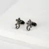 Wholesale PVD Coated 18K Gold Real Gold Plated Animal 304 Stainless Steel Cute Waterproof Non Tarnish Ear Studs