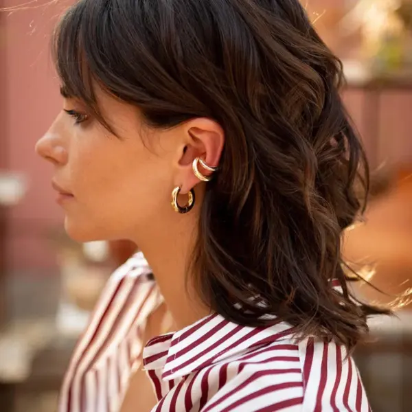 Wholesale 1 Pair Simple Style Water Droplets 302 Stainless Steel Freshwater Pearl 18K Gold Plated Drop Earrings