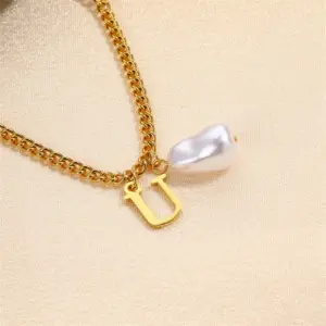 Letter U Necklace
