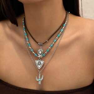 07 Necklace White K 5049 / See details
