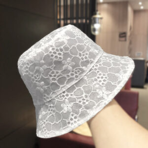 Wholesale South Korea ins bucket fisherman hat women's retro thin lace breathable Japanese sun protection summer Korean style sun hat