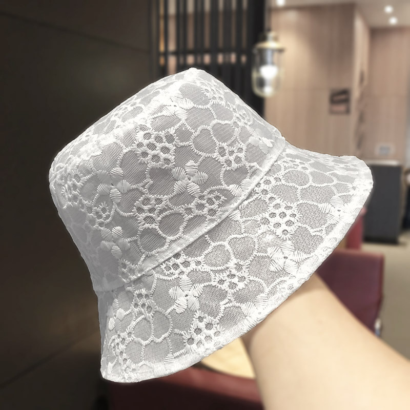 Wholesale South Korea ins bucket fisherman hat women's retro thin lace breathable Japanese sun protection summer Korean style sun hat