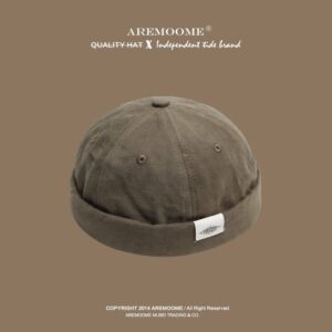 Spiked melon hat-Army Green / Adjustable (55-61cm)