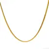 Wholesale Vacuum Electroplating (In Furnace) Plated 18K Real Gold 316 Stainless Steel Lobster Clasp Elegant Minimalist Style Unisex Push Clasp Necklace