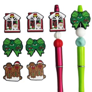 Wholesale 10pcs Christmas Silicone Food Grade Soft Baby Beads OLY Exclusive