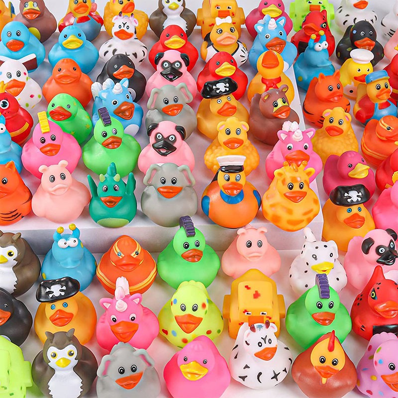 Wholesale Cross-border creative yellow duck chilen's bath toy manufacturers st wholesale bathroom water toys vinyl duck new